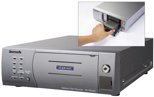 Новинка серии Panasonic i-Pro - универсальный IP-видеорегистратор WJ-ND200 с двумя съемными жесткими дисками