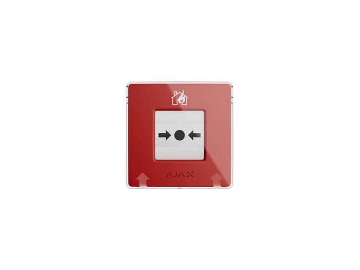Manual Call Point (Red) - Бездротова програмована кнопка з механізмом скидання для активації пожежної тривоги вручну