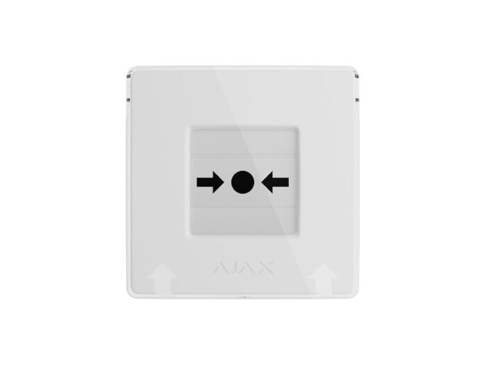 Manual Call Point (White) - Бездротова програмована кнопка з механізмом скидання