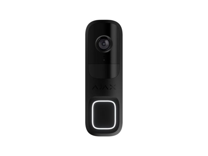 Doorbell black - Відеодзвінок із вбудованим штучним інтелектом (чорний)