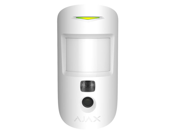 Датчик руху, який робить фото за тривогою та за запитом Ajax MotionCam (PhOD) (White)