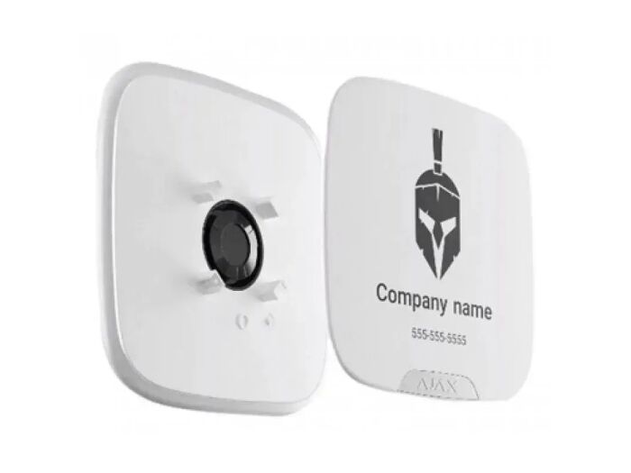 Brandplate for StreetSiren DoubleDeck white (10шт.) - брендована кришка для вуличної сирени