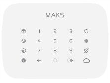 MAKS Keypad беспроводная клавиатура