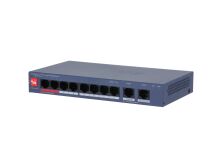 Комутатор керований Dahua DH-CS4010-8ET2GT-110 — 8 портів PoE 110 Вт, 2 Гбіт Uplink