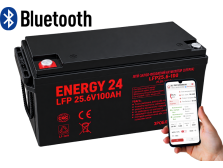 LFP 25.6V 100Ah - LiFePO4 акумулятор 25,6В 100А·г (Bluetooth)