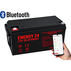 LFP 25.6V 100Ah - LiFePO4 акумулятор 25,6В 100А·г (Bluetooth)