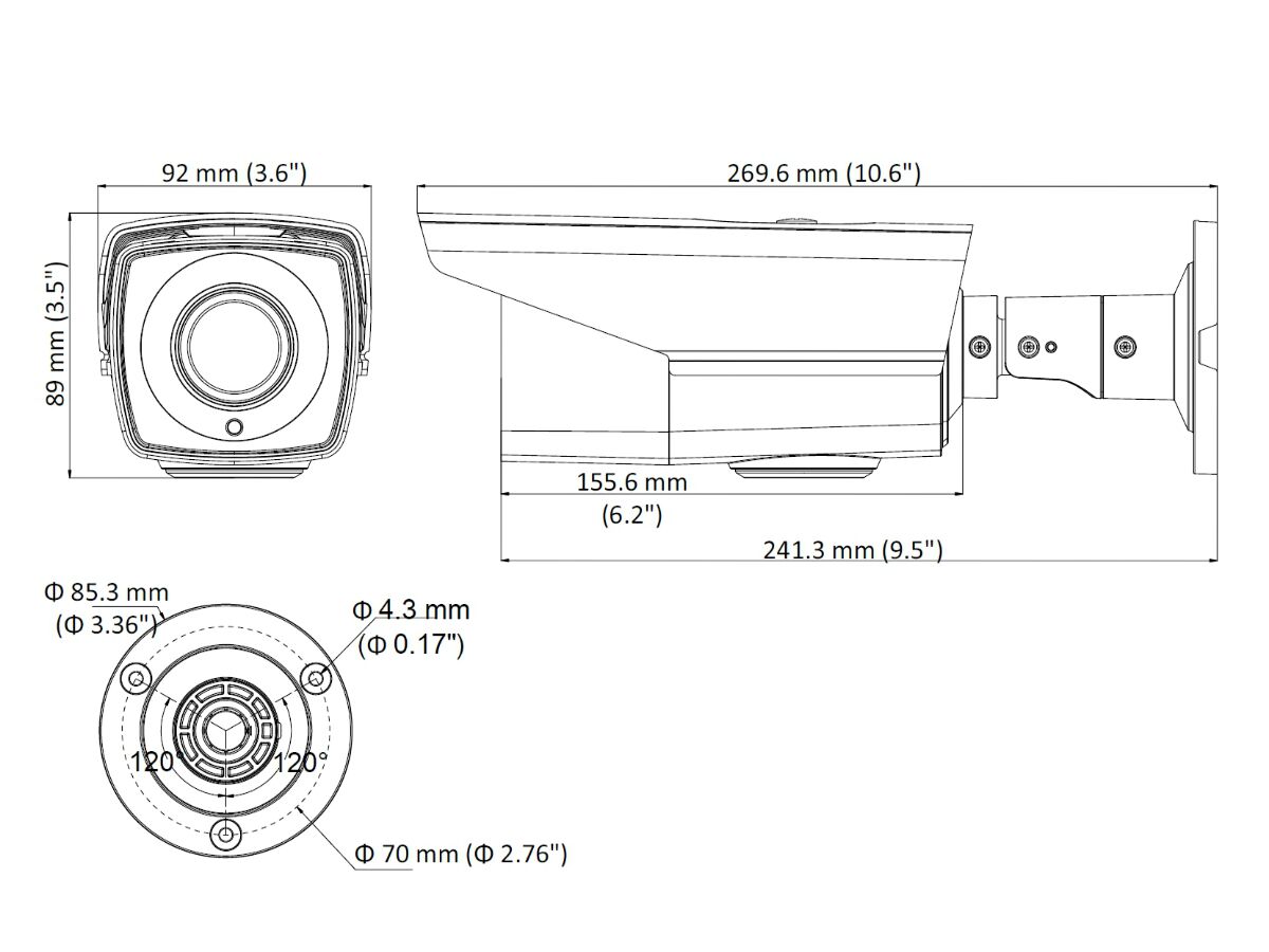 DS-2CE16H1T-IT3Z видеокамера наружная