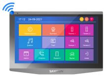 SM-7FHD-GTW монітор домофону 7" Full HD з Wi-Fi і сенсорним екраном (срібло)