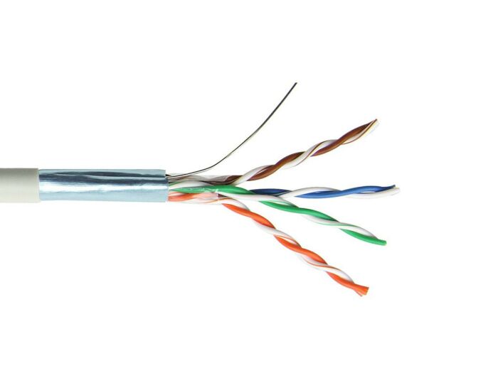 кабель витая пара FTP 5E CATE 0,5 CU в экране (медь)