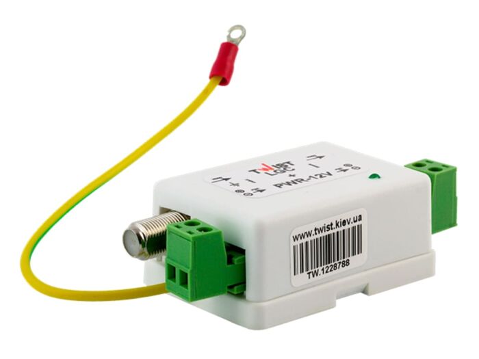 LGC+PWR-12VDC устройство защиты видеосигнала и питания видеокамеры