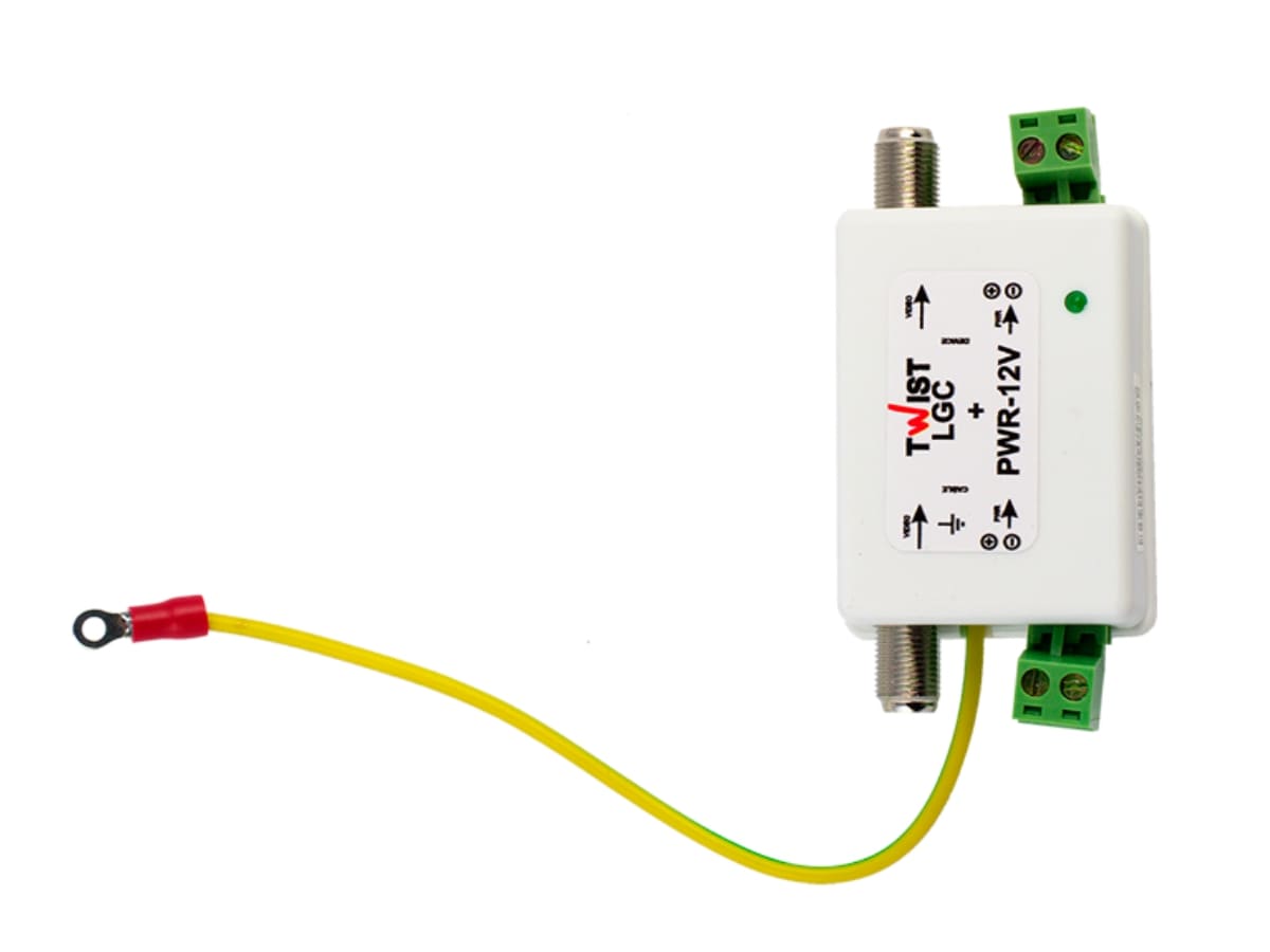 LGC+PWR-12VDC устройство защиты видеосигнала и питания видеокамеры