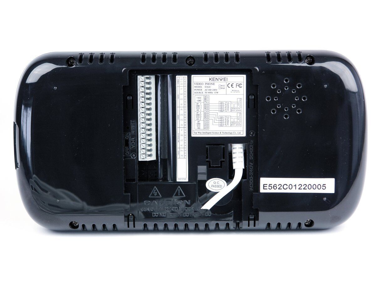 E562FC-W80 монитор домофона 5" с памятью на 80 кадров (черный)